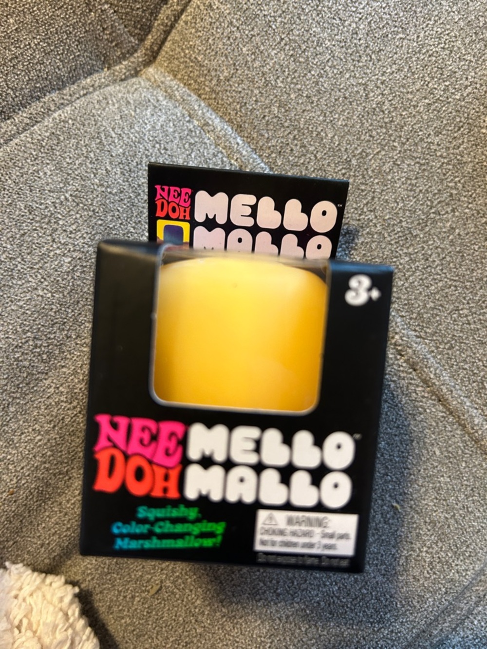 NeeDoh Mello Mallo Yellow Squishy Toy - Color Changing